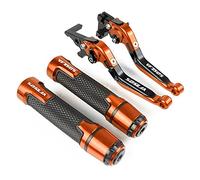 Motorbike Accessories Motorcycle Clutch Brake Lever Extendable Adjustable Foldable Levers Handle Grips for H-onda VF750S for Sabre 1982 1983 1984 1985 1986(Orange)