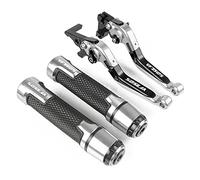 Motorbike Accessories Motorcycle Clutch Brake Lever Extendable Adjustable Foldable Levers Handle Grips for H-onda VF750S for Sabre 1982 1983 1984 1985 1986(Silver)