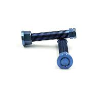 Motorbike accessories Motorcycle M8 Chain Adjuster Bolt Rear Axle Titanium Alloy Screw For CRF For KAWASAKI For SUZUKI For Y-AMAHA Motorbike Universal(Blue M8x1.25)
