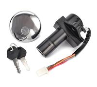 Motorbike Accessories Motorcycle Steering Lock Set Ignition Switch Fuel Gas Cap For Suzuki GN250 GN 250 1985-2001 2000 1999 1998 1997 1996 1995 1994 1993 1992 1991