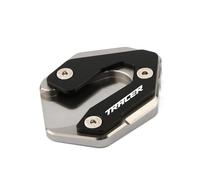 Motorbike Accessories Pad For TRACER 7 9GT MT07 09 Kickstand Plate Side Stand Foot Support Enlarger Extension (Color : Silver, Size : 1)