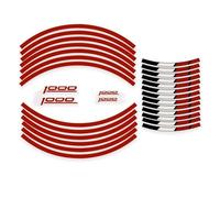 Motorbike Accessories Reflective Rim Stickers Wheel Decals Set Modification Stickers For Z1000SX Wheels Protection(Style 2)