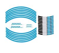 Motorbike Accessories Reflective Rim Stickers Wheel Decals Set Modification Stickers For Z1000SX Wheels Protection(Style 4)