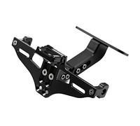 Motorbike Accessories Universal Registration Plate Holder Fender Eliminator License Plate Bracket Ho Tidy Tail with license lamp for Kawasaki Z900 Z800 Z750 for Yamaha MT01 MT03 MT07 MT09 MT10 (Black)