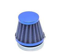 Motorbike Air Filter Cleaner Induction Universal 35mm 38mm 42mm 45mm 58mm Mushroom Head Motorcycle Carburetor Air Filter Cleaner Intake Pipe(Blue 42mm)