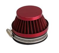 Motorbike Air Filter Cleaner Induction Universal 50mm 60mm Motorcycle Air Filter Intake Mushroom Head Air Cleaner For Off-road ATV Quad Dirt Pit Bike(48mm Red)