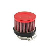 motorbike air filter Universal Car Air Filter 12mm 25mm For Motorcycle Cold Air Intake High Flow Crankcase Vent Cover(25MM-RED)
