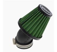 motorbike air filter Universal Motorcycle Air Filter 28mm 38mm 42mm 48mm Cleaner Clamp-on 45 Degree Bend Air Intake Filters(Green 48mm)