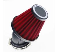 motorbike air filter Universal Motorcycle Air Filter 28mm 38mm 42mm 48mm Cleaner Clamp-on 45 Degree Bend Air Intake Filters(Red 48mm)