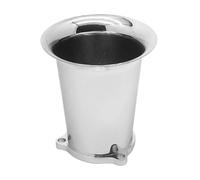 Motorbike Air Filters Fit For Chrome CV Carburetor Air Filter Interface Cup Horn Velocity Stack Billet Aluminum Replacement Part
