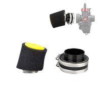 Motorbike Air Filters Fit For Honda Suzuki Motor Motorcycle Air Filter Joint Interface Adapter Air Cleaner CNC Intake Manifold(SpongeAirFilter Set)