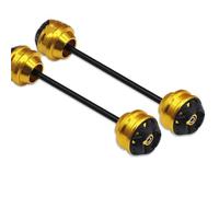 Motorbike Axle Wheel Slider Motorcycle Frame Slider For BMW For HP4 For HP 4 2012-2014 Front Rear Fork Wheel Crash Sliders Falling Protector Crash Protector(Gold,Front Rear)