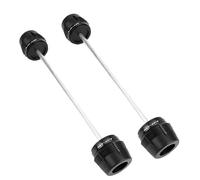 Motorbike Axle Wheel Slider Motorcycle Front Rear Fork Wheel Protector For MT-07 MT07 MT 07 2014-2024 Frame Slider Anti-Fall Protection Crash Protector(Black,Front Rear)