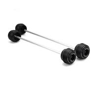 Motorbike Axle Wheel Slider Motorcycle Front Rear Fork Wheel Protector For MT09 MT-09 2014-2020 MT 09 SP MT-09SP 2021-2025 Frame Slider Crash Protector(Titanium,Front Rear)