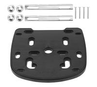 Motorbike Back Box Base Plate Thickened Plastic with Iron Fixings