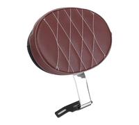 Motorbike Back Pad Cushion Fit For Harley Fatboy Heritage Softail 2007-2017 Black Chrome Motorcycle Sissy Bar Luggage Rack Backrest Pad Motorcycle backrest(Style3)