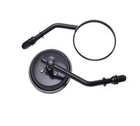 Motorbike Bar End Mirrors For Cross For Bones 2008-2009 Motorcycle Round Rearview Mirror Side Mirrors Retro Rear Mirrors(Black)