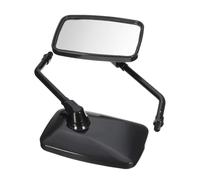 Motorbike Bar End Mirrors For Shadow VT750 VT1100 VF750 Pair 10mm Rectangle Motorcycle Rearview Mirrors Clear Glass Mirror Black Motorcycle Rearview Mirror