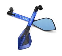 Motorbike Bar End Mirrors Motorbike Rearview Mirrors For YA&MAHA Majesty 400 Majesty400 2004-2011 2005 2006-2010 Adjustable Side Rear View Mirror Adjustable 1 Pair(Blue)