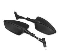 Motorbike Bar End Mirrors Motorcycle Mirrors Side View Wing Mirro For HO&NDA For Forza 125 250 300 350 750 Rear View Mirror Side Mirrors Adjustable 1 Pair(Black)
