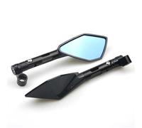 Motorbike Bar End Mirrors Motorcycle Mirrors Side View Wing Mirro For Kawasaki Z900 Z900RS Z800 Z1000 Rear View Mirror Side Mirrors Adjustable 1 Pair(Black 1)