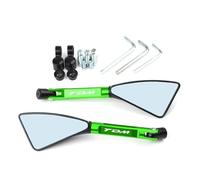 Motorbike Bar End Mirrors Motorcycle Rearview Mirror For YA&MAHA TDM900 TDM 850 Adjustable Side Wing Mirror Adjustable 1 Pair(Green)