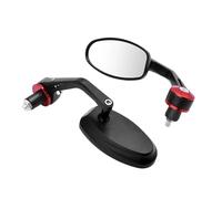 Motorbike Bar End Side Mirrors Motorcycle Handle Bar End Rearview Mirror 7/8" For SUZUKI For GSX1100F FJ-FV GN72A GSX250 GSX550 GSX600 GS550M Katana(4)