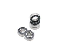 Motorbike Bearing 6203-2RS Ball Bearing 17 * 40 * 12 Mm 2PCS Double Seal ABEC-7 Pre-Lubricated Ball Bearings 6203RS Motorbike Bearing Accessories