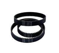 Motorbike Belt Drive 2GT Width 6/10mm GT2 Timing Closed Loop Rubber Perimeter 52mm~166mm 2M Synchronous 3D Printer Parts Belt(2GT-160mm,Width 6mm)