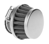 Motorbike Bike 35mm Air Filter Sports Performance Cone Carburettor Low Silver