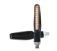Motorbike blinker turn lamp Motorcycle 24 For Bright Turn Signal Indicator Light Front Rear White Day Running Light Flowing Red Green Brake Lamps
