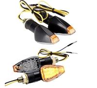 Motorbike blinker turn lamp Motorcycle Turn Signal 12V Professional LED Amber Turning Indicator Light Universal Motorbike Front Rear Lamp 4Pcs