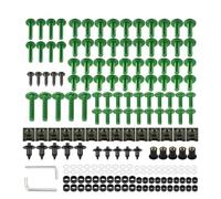 Motorbike Bolt Kit Motorcycle Fairing Kit Fastener Screws Nut For Bmw K 1200 RS RT K1200 S GT K1200LT R Motorbike Windscreen Bolts Clips Parts Mounting(Green)