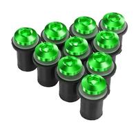 Motorbike Bolt Nut 10 PCS M5 Motorcycle Windscreen Fairing Cowl Windshield Screws Bolts Kit 5MM Nuts For HO&NDA For Rebel 1100 CMX1100 CMX 1100 Fasteners Fixing(Green)