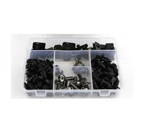 Motorbike Bolt Nut Motorcycle Fairing Fastener Clips For Suzuki AN400 Burgman 400 2002-2018 Windscreen Screws Bolts & Nuts Kit Screws Fasteners Fixing Kit(Titanium)