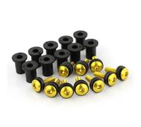 Motorbike Bolt Nut Motorcycle Windscreen Bolts Kit For BMW F800ST F800GT F 800 ST GT F 800ST 800GT F800 ST GT Cowls Set M4*16 10 Pcs Fasteners Fixing(Gold)