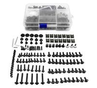 Motorbike Bolt Nut Motorcycle Windshield Body Fairing Bolts Screws For YA&MAHA XV 700 750 920 XV700 XV750 XV920 Virago Bodywork Screws Cowls Set Fasteners Fixing(Black)