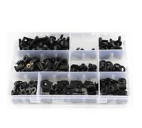 Motorbike Bolts Clips Motorcycle Fairing Fastener Clips For Ducati 848 1098 Windscreen Screws Nut Bolts Kits Aluminium Fasteners Fasteners(Black)