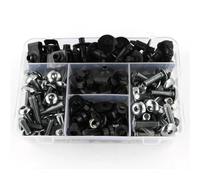 Motorbike Bolts Clips Motorcycle Fairing Fastener Clips For YA&MAHA FZ1/FZS1000 For Fazer FZ6 For Fazer Windscreen Screws Bolts & Nuts Kit Fasteners(Titanium)