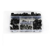 Motorbike Bolts Clips Motorcycle Fairing Fastener Clips For YA&MAHA SMAX 155 SMAX155 2016 2017 2018 2019 Windscreen Bodywork Screws Bolt Nut Kits Fasteners(Titanium)