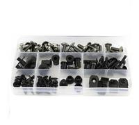 Motorbike Bolts Clips Motorcycle Fairing Fastener For YA&MAHA Tmax500 Tmax 500 2001-2011 Windscreen Bolts Nuts Screws Clips Bodywork Kit Fasteners(Titanium)