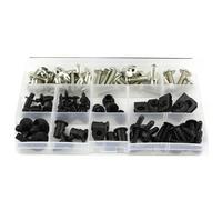 Motorbike Bolts Clips Motorcycle Fairing Fastener For YA&MAHA Tmax500 Tmax 500 2001-2011 Windscreen Bolts Nuts Screws Clips Bodywork Kit Fasteners(Silver)
