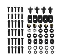 Motorbike Bolts Clips Motorcycle Fairing Fastener For YA&MAHA YZF-R1 YZFR1 2002 2003 Windscreen Bolts Nuts Screws Clips Bodywork Kit Fasteners(Black)