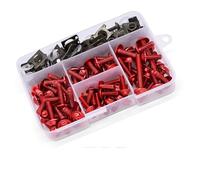 MotorBike Bolts Nuts Kit Compatible With For XJR1300 For FJR1300 Aluminum Motorcycle Fairing Screws Nuts Kit Moto Body Work Bolts Screw Motorcycle Bolts Kit