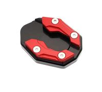 Motorbike Bracket Expander For ADV350 For 350ADV 2021 2022 2023 2024 Motorcycle Kickstand Foot Side Stand Extension Pad Support Plate Enlarge Motorcycle Side Stand Extension(Red)