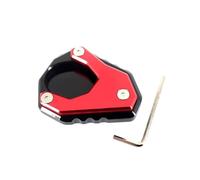 Motorbike Bracket Expander For ZX-4R 2023 2024 Motorcycle Kickstand Foot Side Stand Extension Pad Support Plate Enlarge Fit Motorcycle Side Stand Extension(Red)
