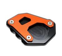 Motorbike Bracket Expander Motorcycle CNC Kickstand Enlarge Plate Foot Side Stand Enlarger Extension Support FOR 390 FOR ADVENTURE 2019-2023 Motorcycle Side Stand Extension(Orange)