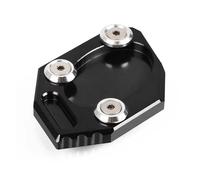 Motorbike Bracket Expander Motorcycle Kickstand Extender Foot Side Stand Extension Pad Support Plate For Ninja 1000SX For Versys 1000 Motorcycle Side Stand Extension(Black)