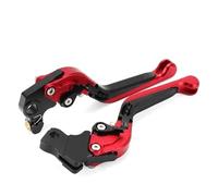 Motorbike Brake Clutch Lever for Ducati for Scrambler 800/803 2015-2017 for Extendable for Classic for Full for Trottle for Icon Adjustable Brake Clutch Lever(Red)