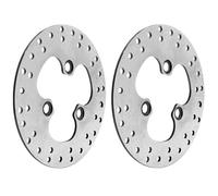 Motorbike Brake Disks 174/220mm Brake Disc Brake Rotor Kit Fit For Honda ATV Sportrax 400EX 400X TRX400EX TRX400X 1998-2014(Front and Rear)
